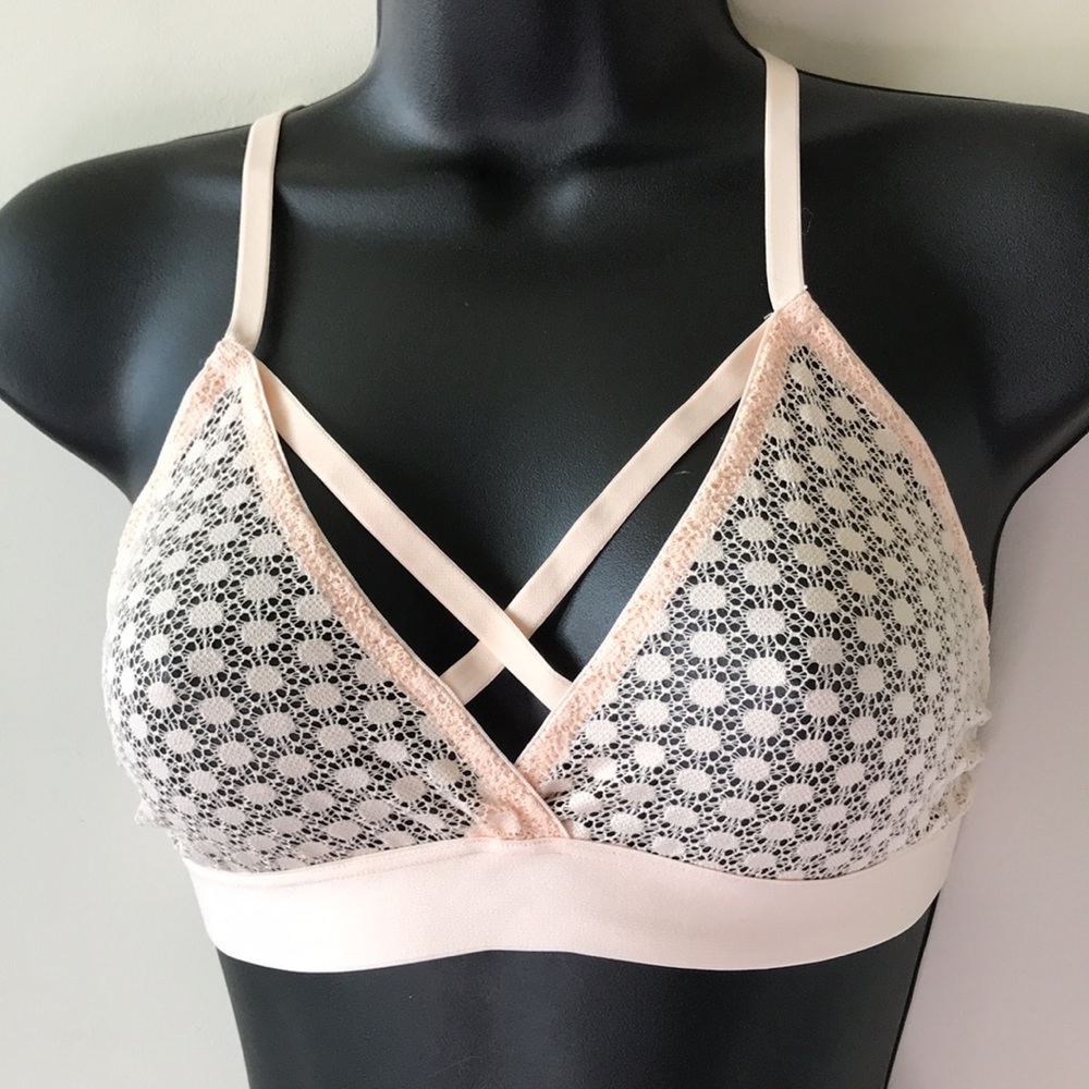 Beautiful Pink Lace Bralette